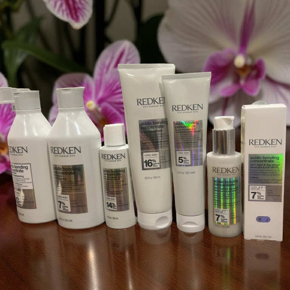 Redken Acidic Bonding Treatment, Shampoo Conditioner Mask Leave-In & Serum